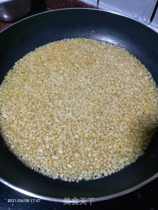 炸蒜蓉的做法步骤：3
