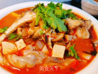 麻辣酸菜豆腐鱼的做法步骤：7