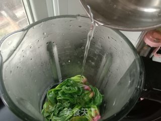 菠菜汁花卷的做法步骤：3