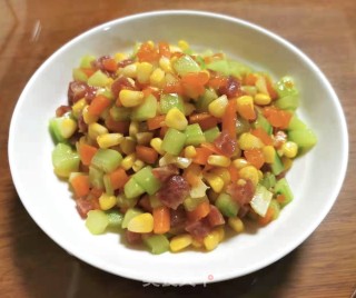 彩色小炒丁的做法步骤：8