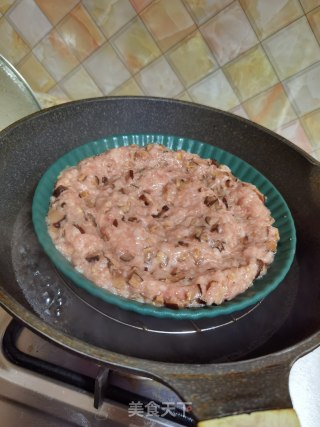 香菇蒸肉饼的做法步骤：8
