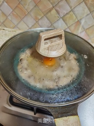 香菇蒸肉饼的做法步骤：10