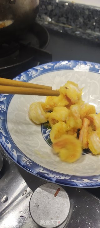 芥末虾球的做法步骤：4