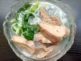 “嗦粉”菠菜鸡肝米粉的做法步骤：12