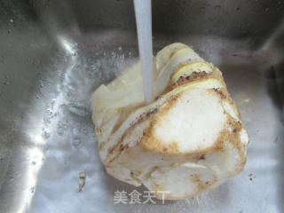 筒骨烧毛笋头的做法步骤：2