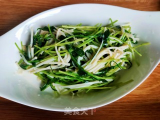 黑豆苗拌金针菇的做法步骤：14