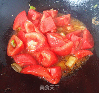 西红柿炒洋白菜的做法步骤：4