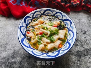 捶虾肉片汤的做法步骤：18