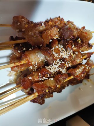 烤五花肉串的做法步骤：12