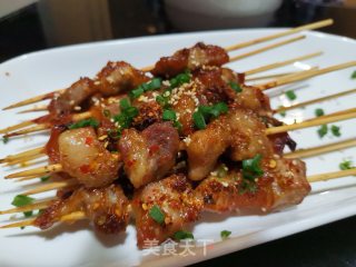 烤五花肉串的做法步骤：14