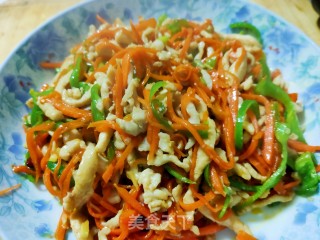 鱼香鸡丝的做法步骤：15