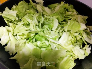 清炒圆白菜的做法步骤：4