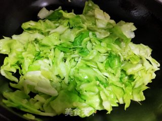 清炒圆白菜的做法步骤：5
