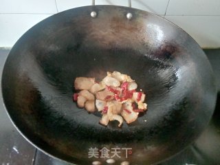 腊肉炒春笋的做法步骤：6
