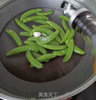 白灼甜豆的做法步骤：4
