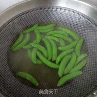 白灼甜豆的做法步骤：5