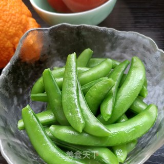 白灼甜豆的做法步骤：6