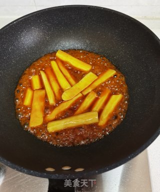糖醋铁棍山药的做法步骤：12