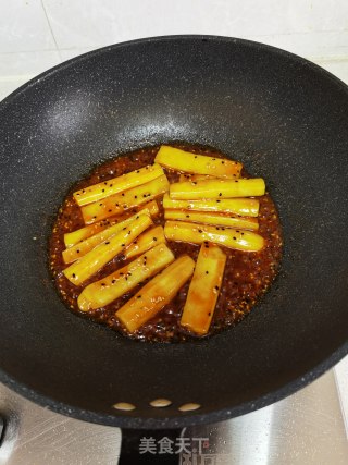 糖醋铁棍山药的做法步骤：16