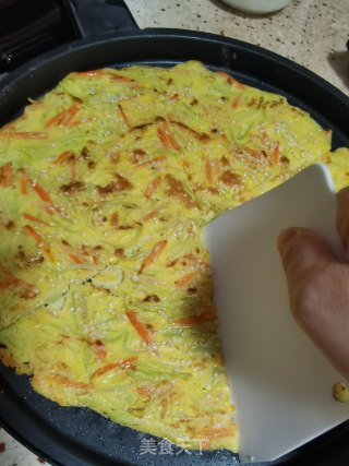 西瓜皮鸡蛋饼的做法步骤：14