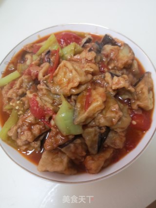 红烧茄子（家庭版）的做法步骤：16