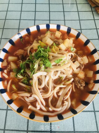 羊肉剁荞面的做法步骤：13