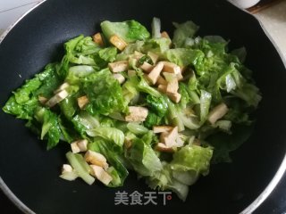 生菜烧豆腐的做法步骤：5