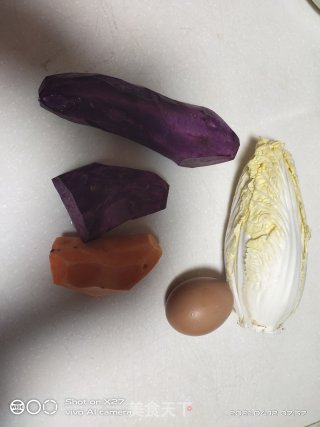 紫薯鸡蛋沙拉的做法步骤：1