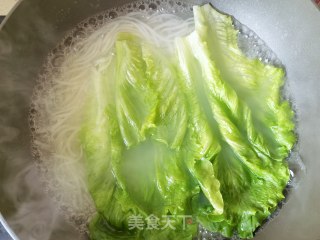 蒜蓉鸡蛋汤米粉的做法步骤：12
