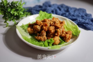 油炸酥鸡肉的做法步骤：5