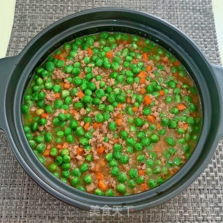 豌豆炒肉末的做法步骤：10