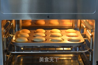 花生酱戚风杯子蛋糕的做法步骤：12