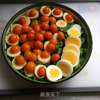 香蕉圣女果鸡蛋沙拉的做法步骤：6
