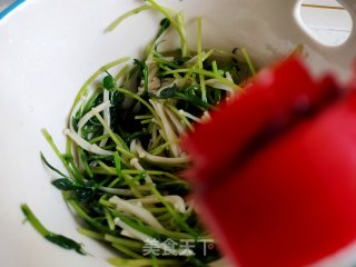 黑豆苗拌金针菇的做法步骤：12