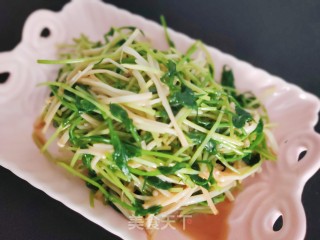 黑豆苗拌金针菇的做法步骤：16