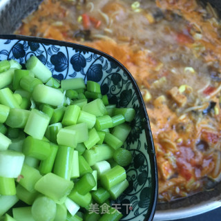 松茸时蔬饸饹的做法步骤：13