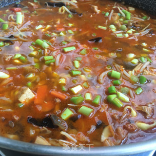 松茸时蔬饸饹的做法步骤：14