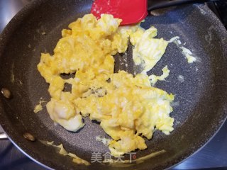 青菜鸡蛋米粉的做法步骤：5