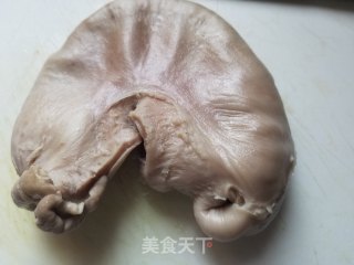 小黄瓜拌猪肚的做法步骤：4