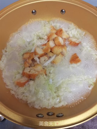 虾皮挂面油条汤的做法步骤：4