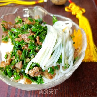 蒜香肉末拌粉的做法步骤：12