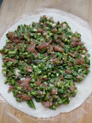 烤手抓饼版馅饼的做法步骤：10