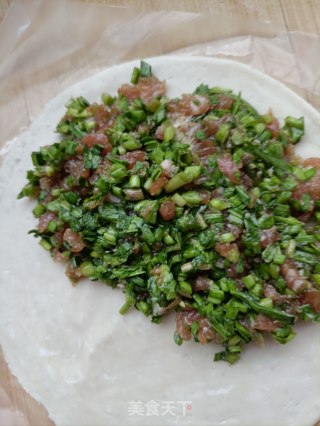 烤手抓饼版馅饼的做法步骤：13