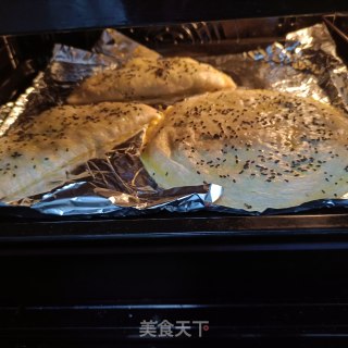 烤手抓饼版馅饼的做法步骤：22