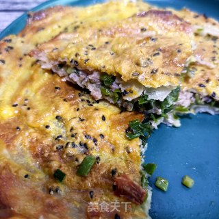 烤手抓饼版馅饼的做法步骤：28