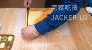 日式棉花瑞士卷，口感绵软细腻，春游试试做一个，让你味蕾绽放。的做法步骤：25