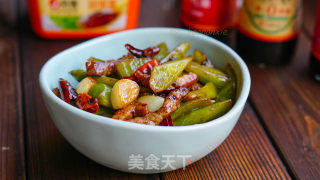 莴笋炒牛肉的做法步骤：9