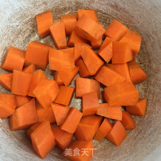 胡萝卜豌豆烧牛筋的做法步骤：2