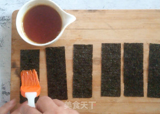 蛋卷机夹心海苔的做法步骤：4