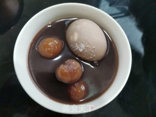 荠菜黑豆煮鸡蛋的做法步骤：6